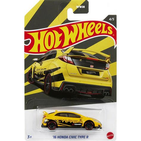 Hot Wheels Αυτοκινητάκι Hot Wheels 16 Honda Civic Type R για 3 Ετών