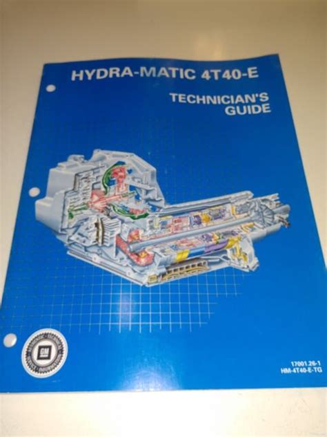 Gm Hydra Matic T E Technician S Guide Manual Ebay