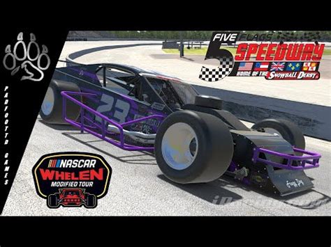 Iracing Whelen Modified Tour Opener Flags Speedway Visitors