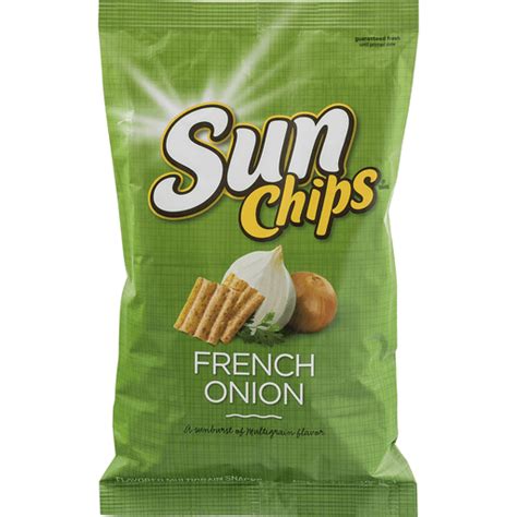 Sunchips Snacks 100 Whole Grain French Onion 7 Oz Corn Market Basket