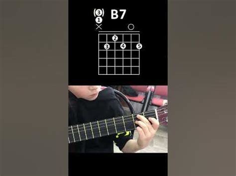 Аккорд "B7" - шестая струна - YouTube