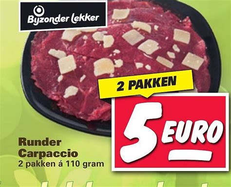 Runder Carpaccio Aanbieding Bij Nettorama