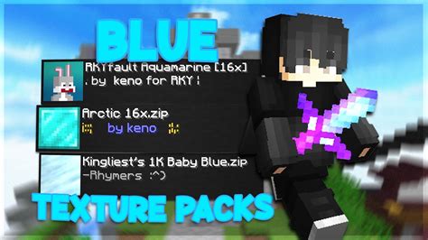 The BEST Blue Texture Packs Solo Bedwars Commentary YouTube