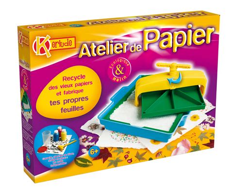 Kit créatif Atelier de Papier recyclé Kerlude - Mille et Une Feuilles