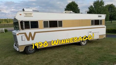 A Walk Around My 1970 Winnebago Chieftain D27 Two Door Rv Youtube