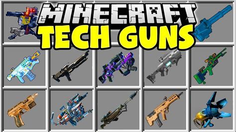 Minecraft Tech Guns Mod 29e