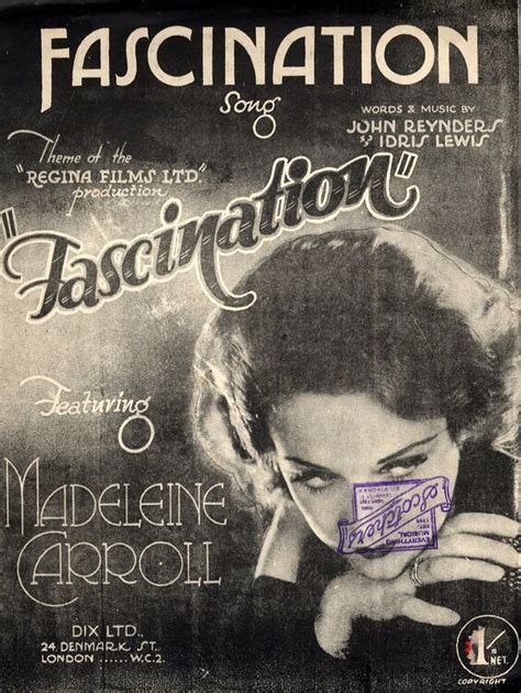 Fascination - Song - Featuring Madeleine Carroll only £10.00