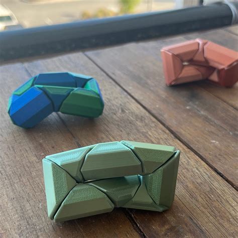 Fidget Toy 3d Printed Octatwist Etsy