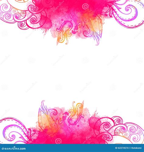 Wave Frame/Border Cartoon Vector | CartoonDealer.com #74341241