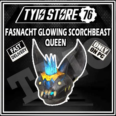 FASNACHT GLOWING SCORCHBEAST MASK Fallout 76 Game Items Gameflip