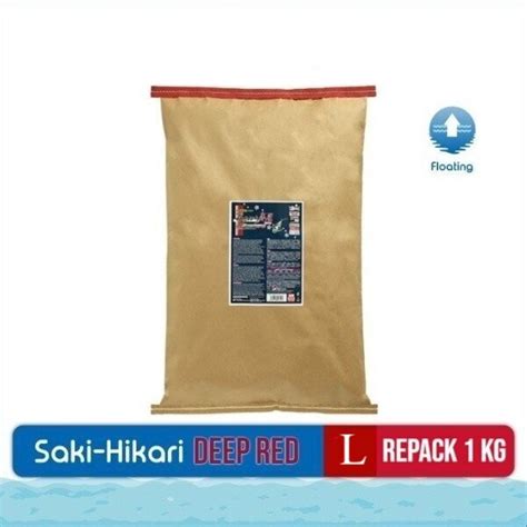 Jual Saki Hikari Deep Red Size L Large Floating Repack 1kg 1 Kg Makanan