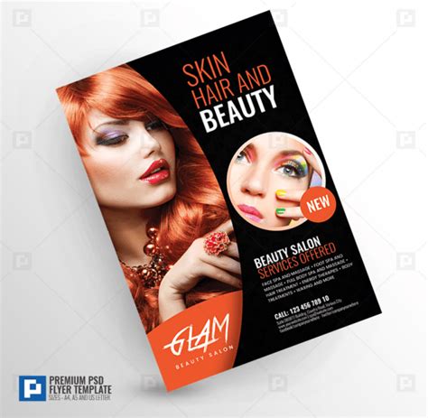 Hair And Makeup Center Flyer Psdpixel