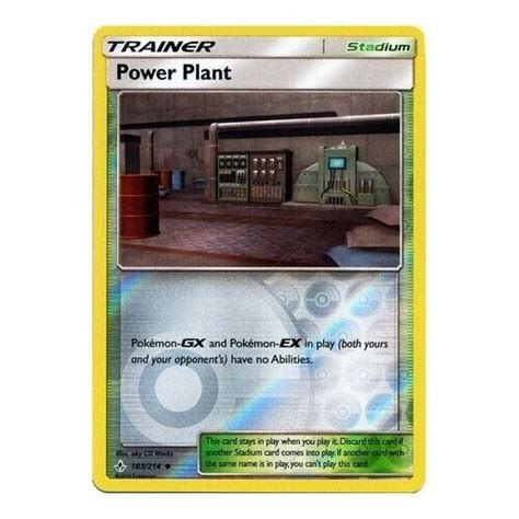 Power Plant 183 214 Unbroken Bonds Reverse Holo Pokemon Card NM EBay