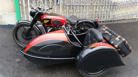 BSA Seitenwagen Motorrad Technik Wyss