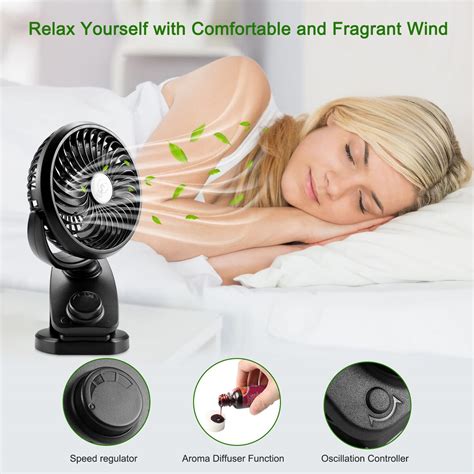 Comlife Personal Fan Comlife F Clip On Fan Auto Rotation Personal