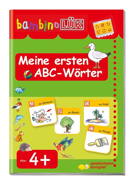 BambinolÜk Meine Ersten Abc Wörter Vorschule 4 5 6 Jahre