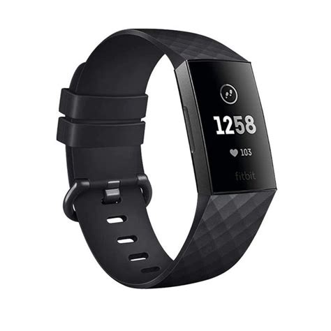 Opaska Pasek Bransoleta Smoothband Fitbit Charge 3 4 Czarna