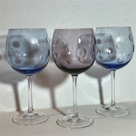 Waterford Marquis Polka Dot Glasses Etsy