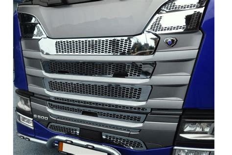 Hochglanz Styling für Scania Next Gen Tuning Grill