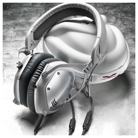 DISC V Moda M 100 Crossfade Headphones White Silver At Gear4music