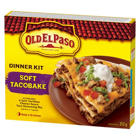 Soft Taco Bake Dinner Kit Irresistible Taste Old El Paso