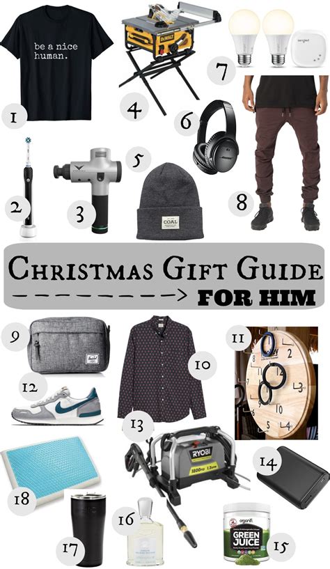 Christmas Gift Guide for Him - Nesting With Grace