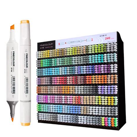 TOUCHFIVE Markers 30 40 80 168 Colors Dual Tips Alcohol Graphic Sketch