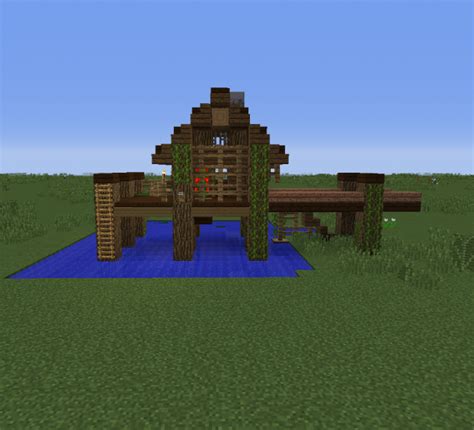 Fishing Village House 5 - GrabCraft - Your number one source for MineCraft buildings, blueprints ...