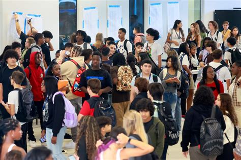 Photo Gallery First Day Of School At Palm Beach Countys Newest High