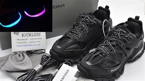 Balenciaga Track Led Light Sneakers Tess S Gomma Black Review From