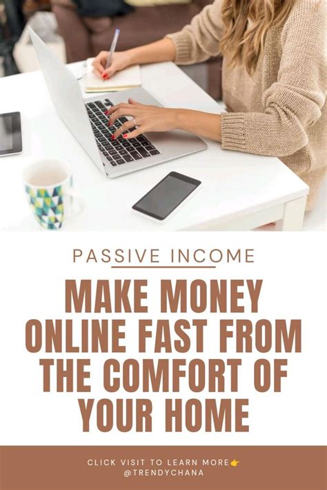 Make Money Online Fast From Home Passive Income Ideas And Side Hustles