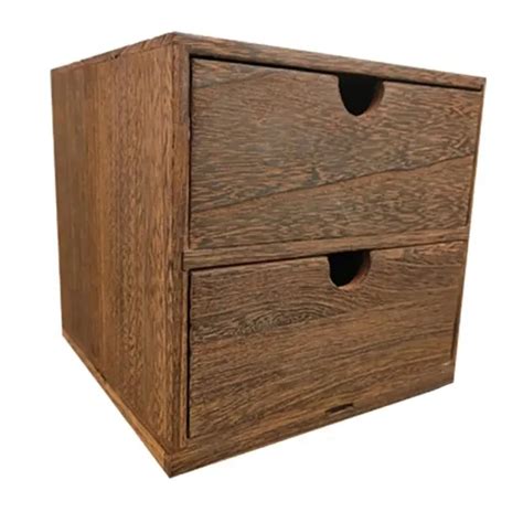 BOÎTE EN BOIS Tiroir de Rangement Commode en Bois CosméTiques