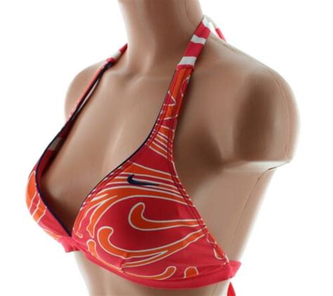 Nike Swimwear Tess Women S Reversible Halter Bikini Swimsuit Top Ebay