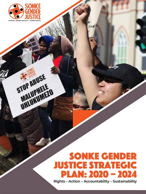 Sonke Gender Justice Strategic Plan 2020 2024 Sonke Gender Justice