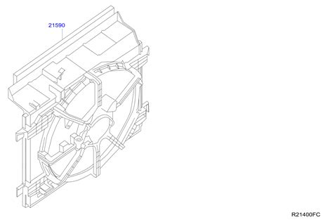 2020 Nissan Radiator Cooling INVERTER SHROUD System B1D60 3SH0JNW