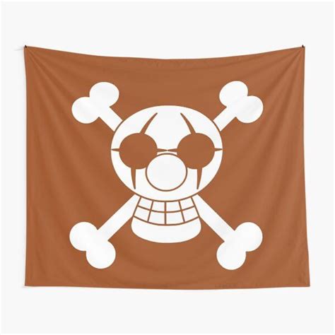 Licensed One Piece Flags Buggy Pirates Jolly Roger Flag Tapestry