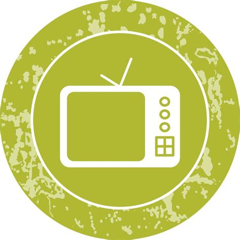 Tv Set Vector Icon 18899312 Vector Art At Vecteezy