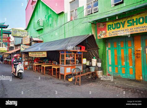 Warung (small and simple restaurant) on Ketandan Wetan street ...