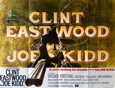 Original Joe Kidd Movie Poster - Western - Clint Eastwood