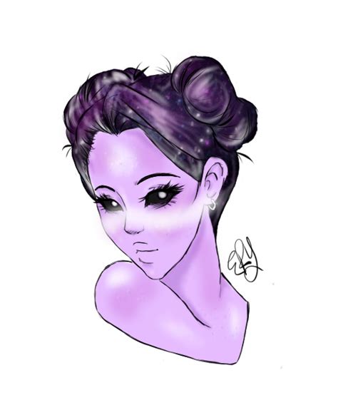 Galaxy Girl Doodle By Pandoravera On Deviantart