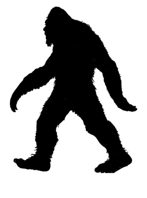 Bigfoot Silhouette Sasquatch Silhouette Free Png Images And Clipart