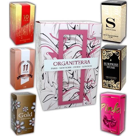 Lot De Eaux De Parfum Avec Coffret Cadeau Pour Femmes Ml