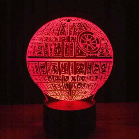 Lampka Nocna Gwiazda Śmierci Star Wars LED PLEXIDO Plexido Sklep