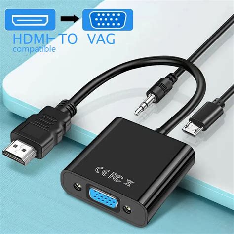 Hdmi케이블 태블릿 노트북 Pc Tv용 Hdmi Vga 케이블 변환기 Hdmi 호환 수 티몬