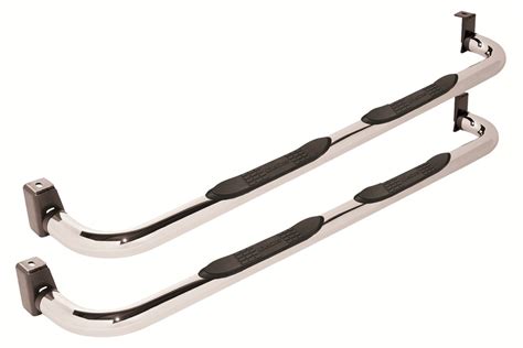 Deezee Universal 3 Round Nerf Bars 64 Long Stainless Steel Deezee