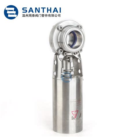 Ss304ss316 Sanitary Stainless Steel Auto Electric Actuator Butterfly Valve Pneumatic Butterfly