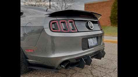 2013 2014 Mustang Street Aero Rear Diffuser Youtube