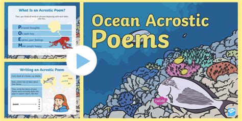 What Is An Acrostic Poem Acrostic Poem Examples For Children