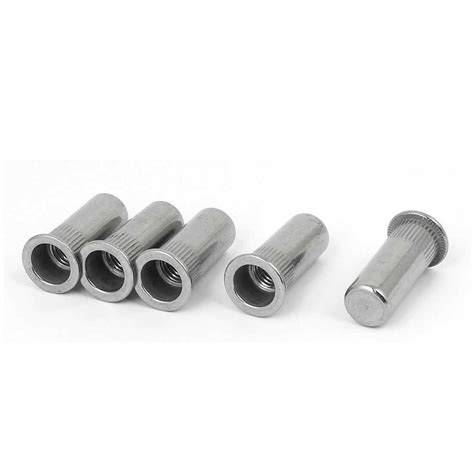 Flat Head Knurled Body Close End Stainless Steel SS304 SS316 3 16 1 4