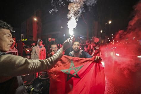 FOTOS Torcedores do Marrocos lamentam derrota para França mas